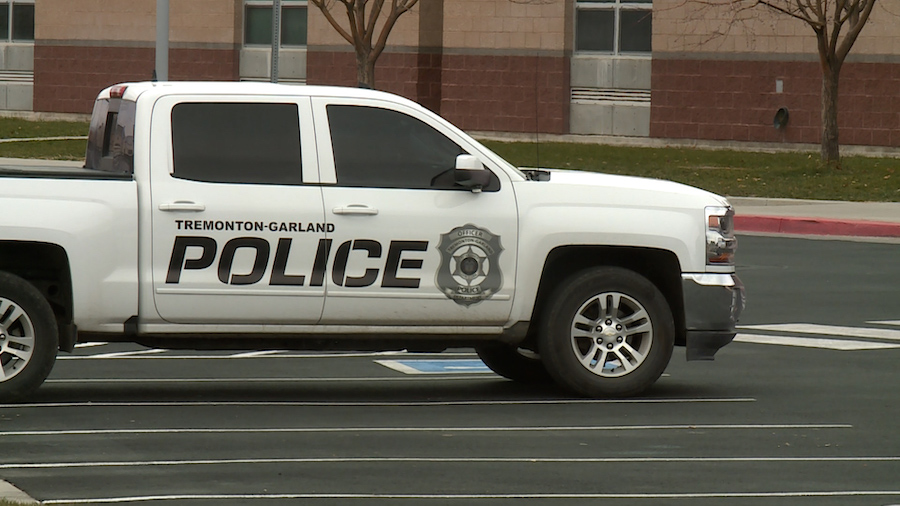 FILE: Tremonton-Garland police vehicle. (Mike Anderson/KSL TV)...
