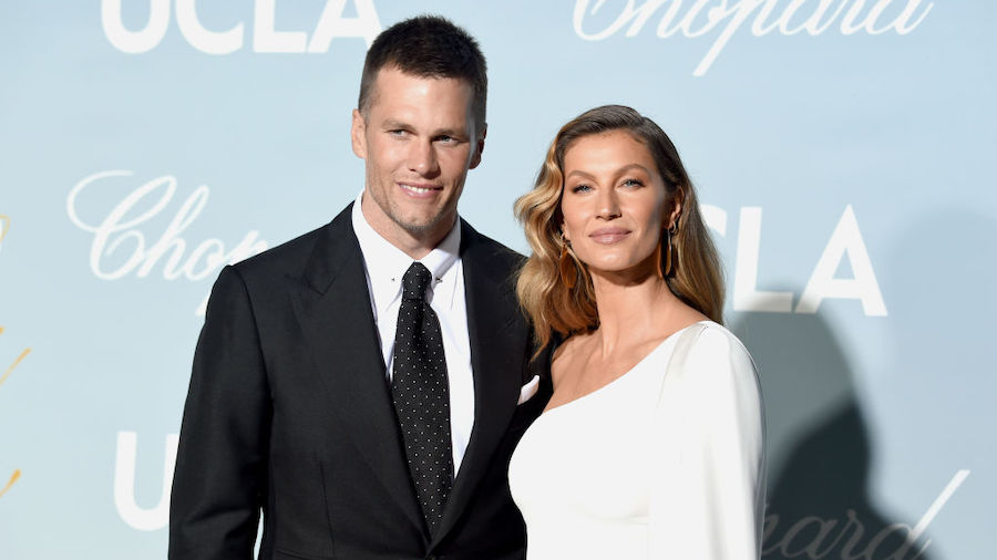 FILE: (L-R) Tom Brady and Gisele Bündchen attends the 2019 Hollywood For Science Gala at Private R...