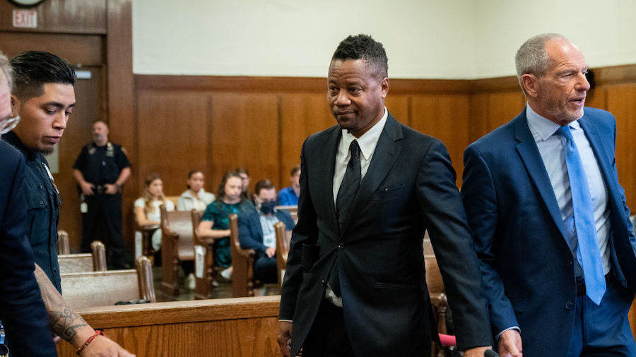 Cuba Gooding Jr. Arrives at NYS Supreme Court for sentencing on October 13, 2022 in New York City. ...