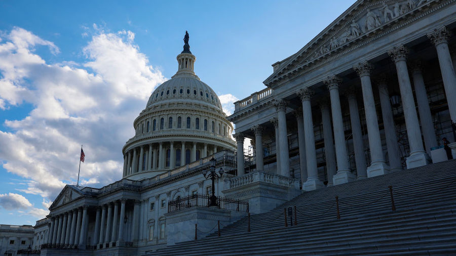 FILE: The U.S. Capitol Building is seen on Sept. 27, 2022 in Washington, DC. Later today the U.S. S...