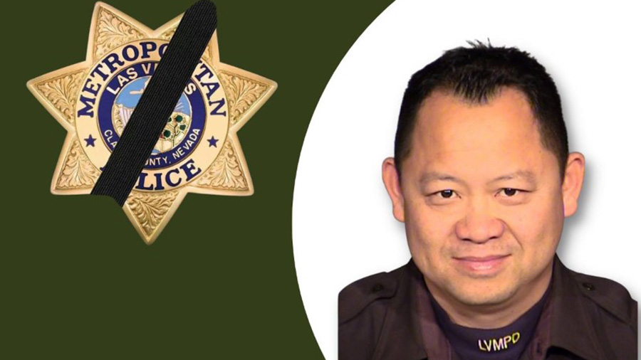 Officer Truong Thai was shot and killed in line of duty (LVMPD)....