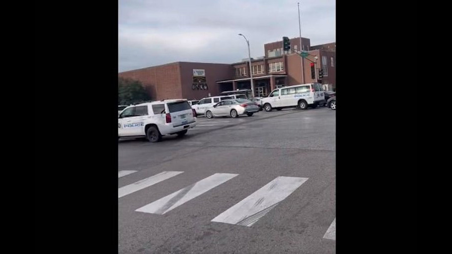 Three victims were shot inside a high school in South St. Louis,  according St. Louis Metro Police....