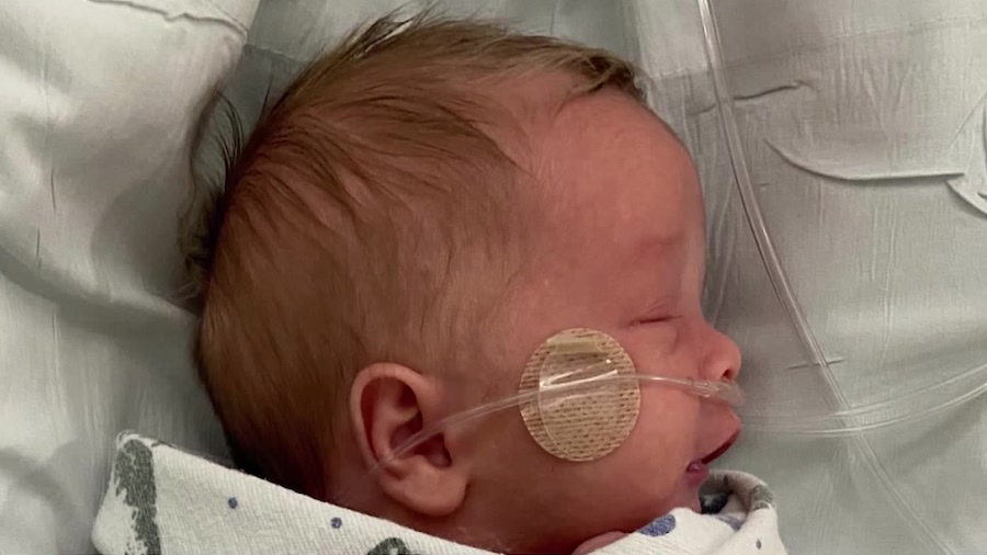 Danielle Wilson's 3 week old son was in the hospital for six days with RSV, but now, he's healthier...
