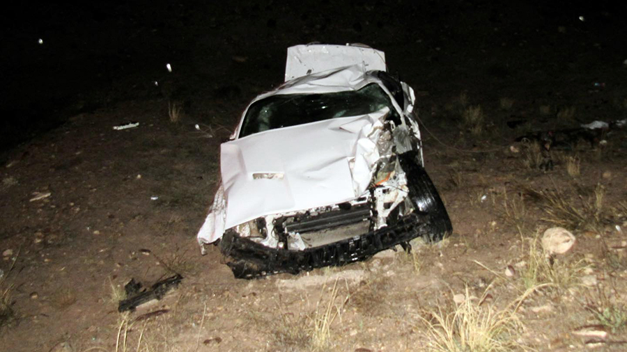This rollover crash in Randlett, Utah, killed an unidentified 31-year-old man. (Uintah County Sheri...