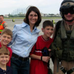 Jenn Rupp said it was hard to grow up in a military family and then raise her own military family. (Jenn Rupp)