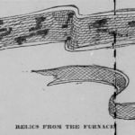 The Salt Lake Herald sketch of a remnant of something burned.
