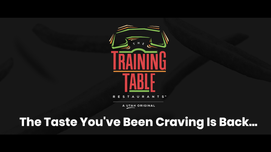 The Training Table's website announced the return of "A Utah original" 45 years after the chain ope...