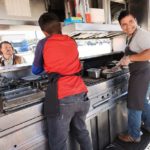 Lorenzo Lopez and Olegario Ramos prepare food at Tacos Don Rafa on Oct. 14. (Jeffrey D. Allred/Deseret News)