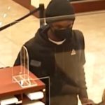 The black male suspect who allegedly robbed an American Fork Credit Union on Aug. 30. (Federal Bureau of Investigation) 