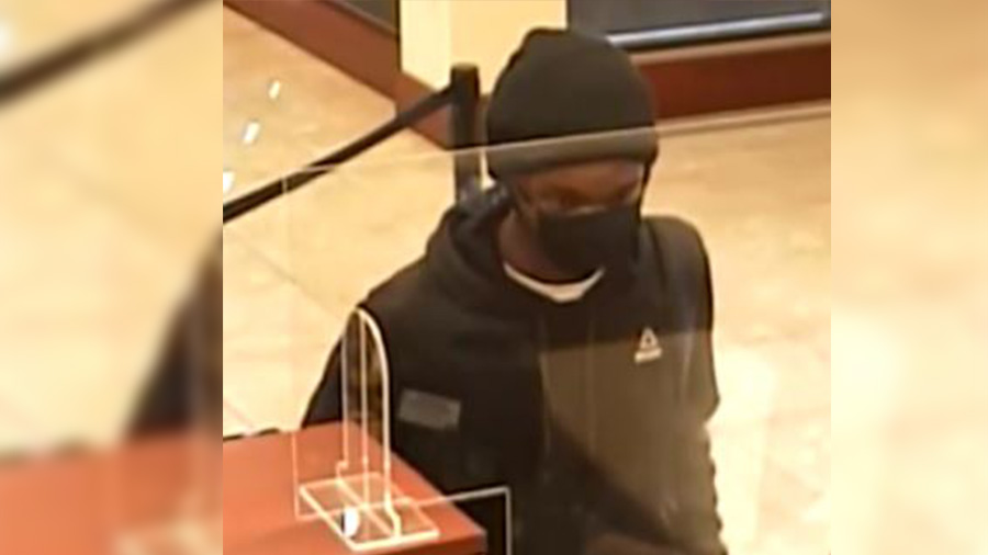 The black male suspect who allegedly robbed an American Fork Credit Union on Aug. 30. (Federal Bure...