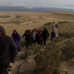 The students hiked to Antelope Island. (KSL TV)
