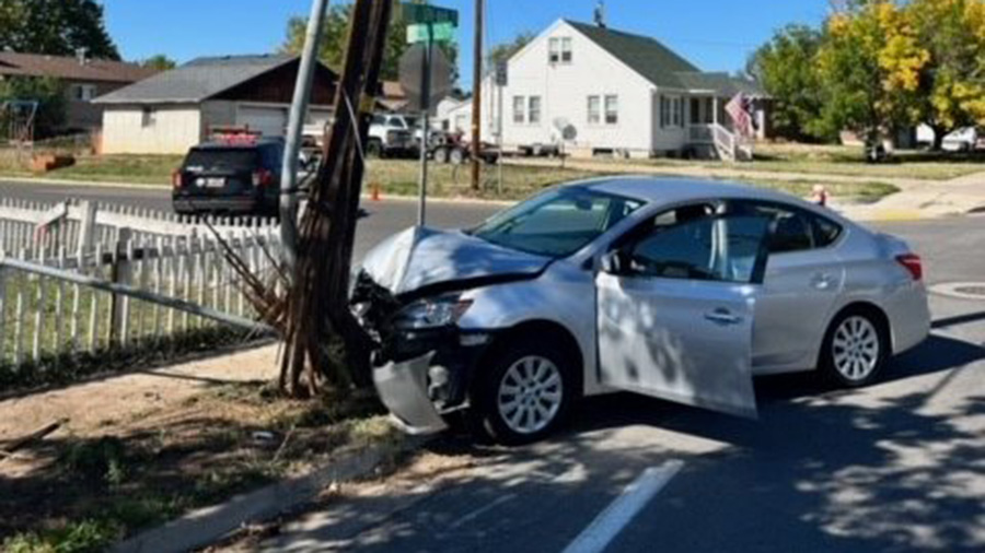 A single vehicle veered off of the roadway and struck a power pole. (Clearfield PD)...