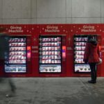 A #LightTheWorld Giving Machine in New York City, one of 10 locations this year where people can make donations during the Christmas season. (Intellectual Reserve, Inc.)