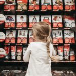 A girl looks at the many options available for purchase in a Giving Machine in Gilbert, Arizona. (Intellectual Reserve, Inc.)