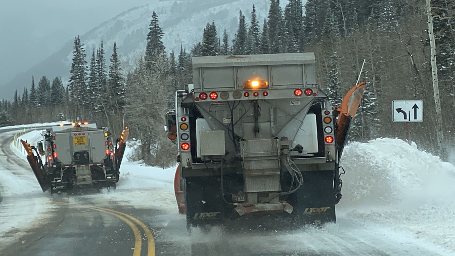 Snowplows will work in the canyons until 9 p.m. and return in the morning. (KSL TV)...