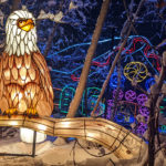 Hogle Zoo's tradition of ZooLights will continue for the 16th year this holiday season. The zoo is lit up with lights on trees and large animal figures, featuring Santa himself. (Utah's Hogle Zoo)