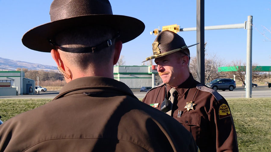 Utah Highway Patrol Trooper Phil Rawlinson (Credit KSL-TV, Jack Grimm)...