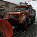 Snowplow drivers caught a break Wednesday afternoon before the evening snow started to fall on U.S. Highway 89. (KSL TV)