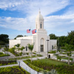 Exterior of the San Juan Puerto Rico Temple. The temple’s architecture is inspired by the Spanish colonial architecture of the territory’s historical landmarks. (Intellectual Reserve, Inc.)