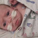 It was difficult for five-month-old Carter Milner to breathe as he fought off RSV. (Courtney Milner)