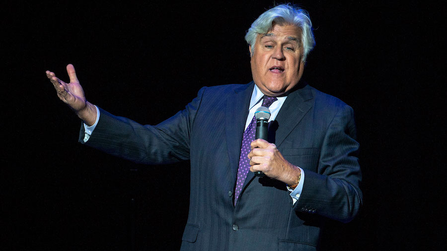 Jay Leno, here in 2019, is recovering from burn injuries. (Reinhold Matay/AP via CNN)...