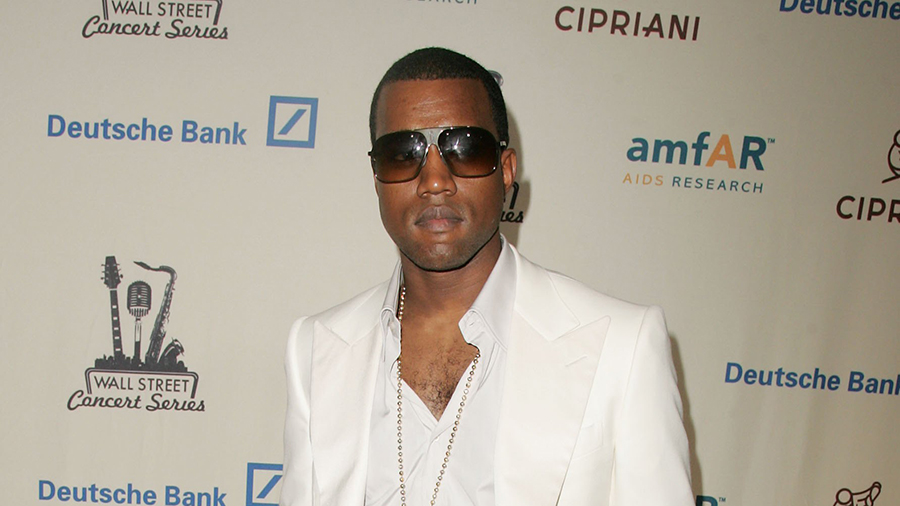 Rapper Kanye West attends the 2006 Cipriani / Deutsche Bank Concert Series where he will perform at...