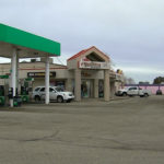 A missing teen and Amber Alert suspect Tadashi Kojima were found at this gas station in Grand Isle, Nebraska. (KSL TV)