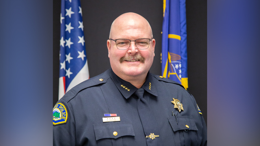Troy Beebe was sworn in Tuesday, Dec. 13 as Provo City's new police chief. (Provo City)...