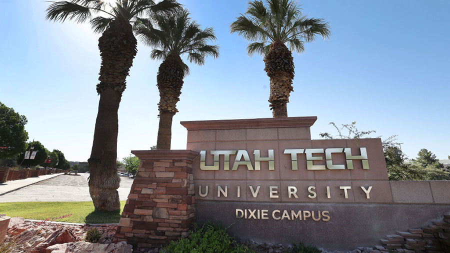 (FILE) Utah Tech University in St. George is pictured on Friday June 10, 2022. On July 1, what was...