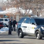 Police closed several roads in the Rose Park area. (Ben Braun Deseret News)