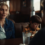 (L-R) Elizabeth Mitchell as Vera and Kenneth Cummins as Evan in the sci-fi/comedy, ALIENS ABDUCTED MY PARENTS AND NOW I FEEL KINDA LEFT OUT, a Jespers Comet Films, LLC release. (Courtesy of Jespers Comet Films, LLC.)
