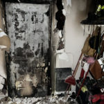 The door that saved the rest of the home from catching on fire. (Unified Fire)