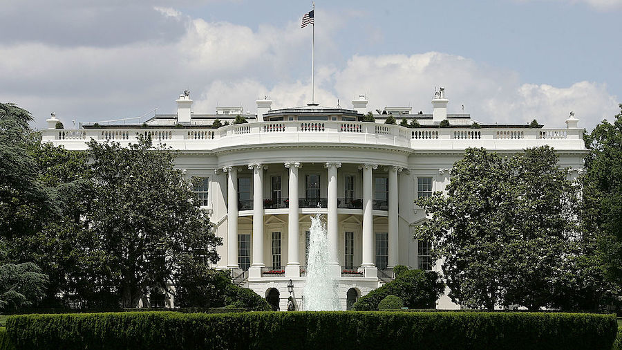 FILE PHOTO The exterior view of the south side of the White House. (Photo by Alex Wong/Getty Images...