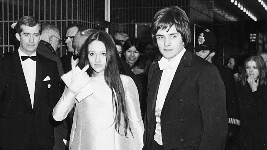 Actors Leonard Whiting and Olivia Hussey, stars of the Franco Zeffeirelli film 'Romeo and Juliet', ...