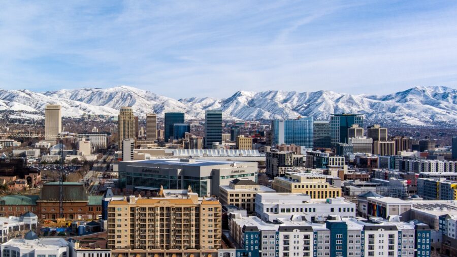 A beautiful day today from downtown Salt Lake City Ut! (Chris Williams)...