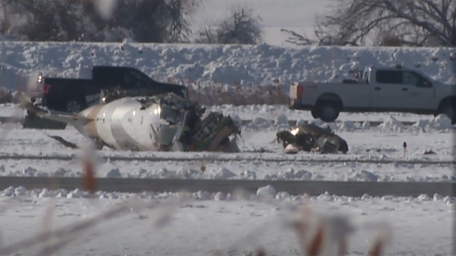 Wreckage from a Provo plane crash...