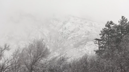 snow is piling up in Utah's mountains