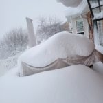 Snow On My Deck in South Jordan, Utah, Feb. 22, 2023. (Lynnette)
