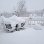 South Jordan Snow On My Deck on Feb. 22, 2023. (Lynnette)