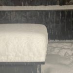 Lots of snow in Sandy, Utah. Feb. 22, 2023 as a big storm moves in. (Viewer submitted)