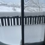View from my patio in Park City, Utah below the Olympic lifts. This was bare yesterday!! LOVE IT!!! - Feb. 22, 2023. (Rebecca Dover)