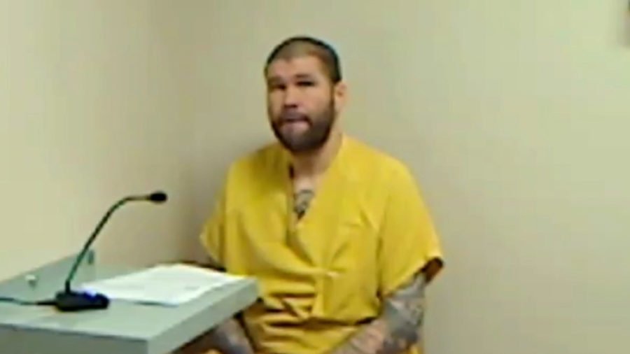 Christopher Browning in court....