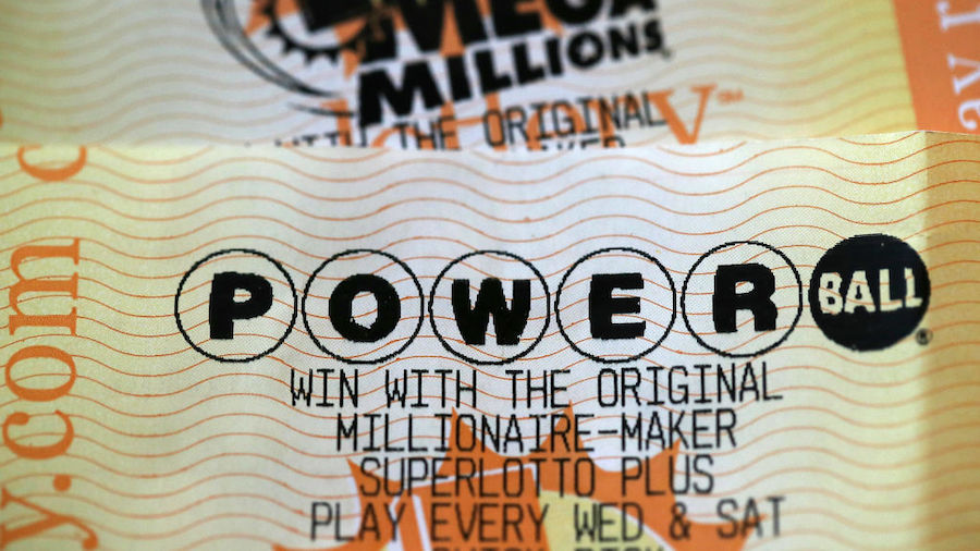 FILE: Powerball and Mega Millions lottery tickets are displayed on January 3, 2018 in San Anselmo, ...