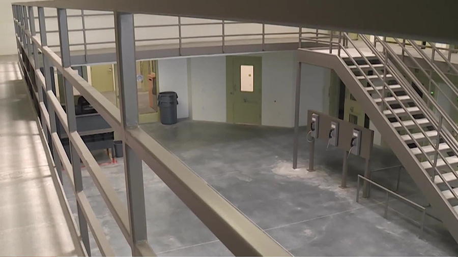 (FILE) Inside the new Utah State Prison located in Salt Lake City. (KSL-TV)...
