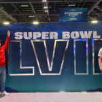 Trevor and his family enjoying the pre-events at the Super Bowl. (Courtesy: Zerilli family)