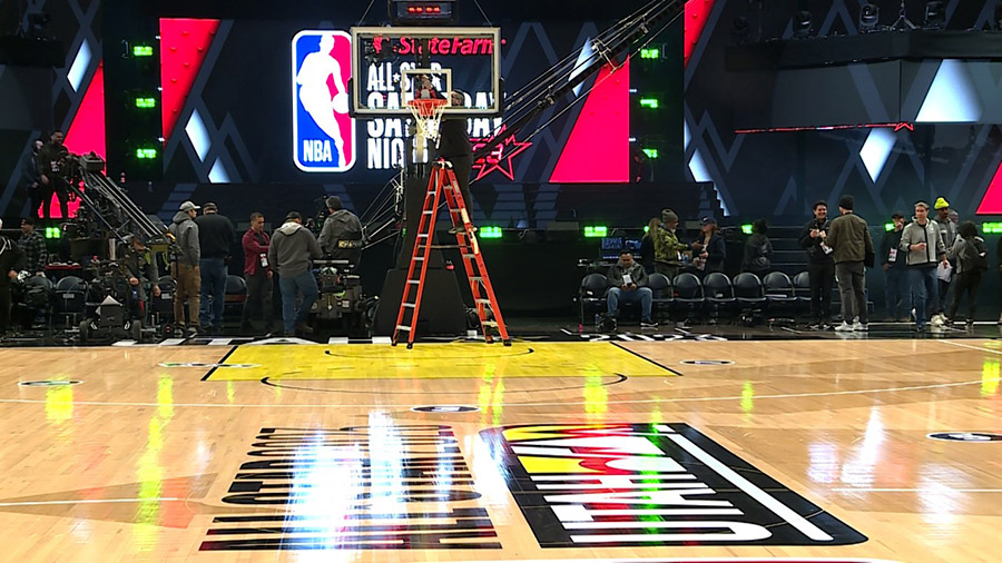 Vivint Arena Gets Ready For Game 3 