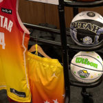 A jersey and the balls for the All Star players. (Jay Hancock/KSL TV) 