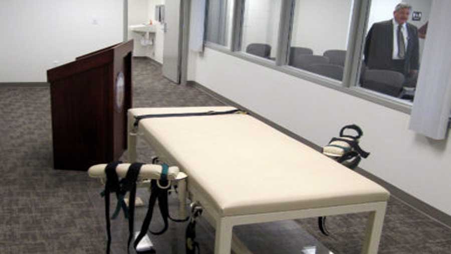 the execution chamber at the Idaho Maximum Security Institution...