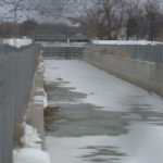 The Little Weber Channel can take about 1,000 cubic feet per second off the Weber River. (KSL TV)