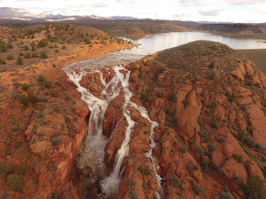 An undated photo of the Gunlock State Park waterfalls. The waterfalls are expected to return this s...